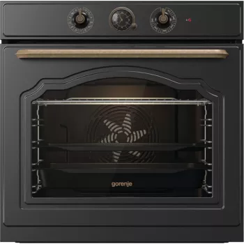 Gorenje BO3CO4L02 1 BOS67371CLB PL_ILCL liela elektriskā cepeškrāsns, 77 L, 2300 W, iebūvējama, melna