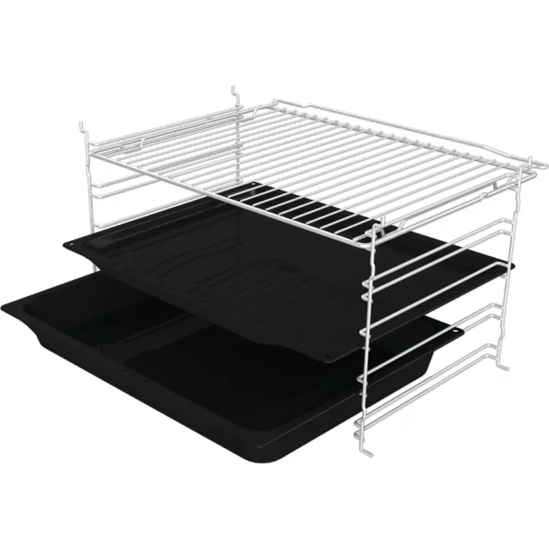 Gorenje BO3CO4L02 1 BOS67371CLB PL_ILCL liela elektriskā cepeškrāsns, 77 L, 2300 W, iebūvējama, melna