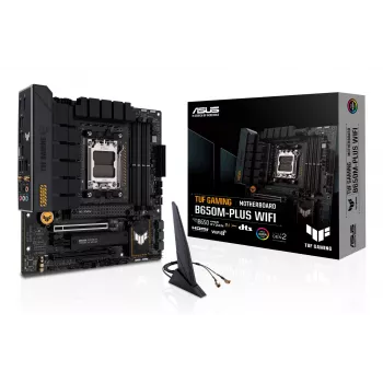 ASUS TUF GAMING B650M-PLUS WIFI mātesplate, AMD B650, Socket AM5, micro ATX