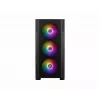 PC korpuss MSI MAG FORGE M100A Micro Tower Melns ar rūdītu stiklu, 3x120mm priekšējie ventilatori, RGB, microATX/Mini-ITX