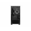 PC korpuss MSI MAG FORGE M100A Micro Tower Melns ar rūdītu stiklu, 3x120mm priekšējie ventilatori, RGB, microATX/Mini-ITX