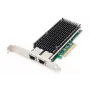 DIGITUS Ethernet servera adapteris - 10Gbps Divu Portu Pci-E X8. Intel X540 BT2