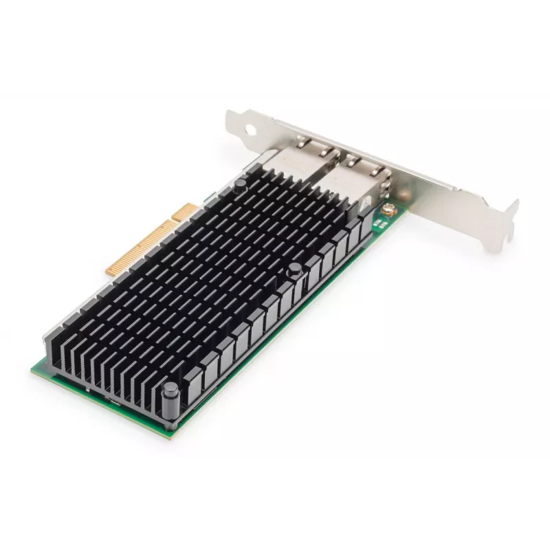 DIGITUS Ethernet servera adapteris - 10Gbps Divu Portu Pci-E X8. Intel X540 BT2
