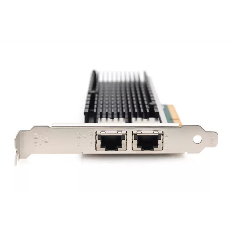 DIGITUS Ethernet servera adapteris - 10Gbps Divu Portu Pci-E X8. Intel X540 BT2