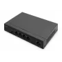 DIGITUS PoE slēdzis 4+1 porti Gigabit nekonfigurējams 4 PoE porti
