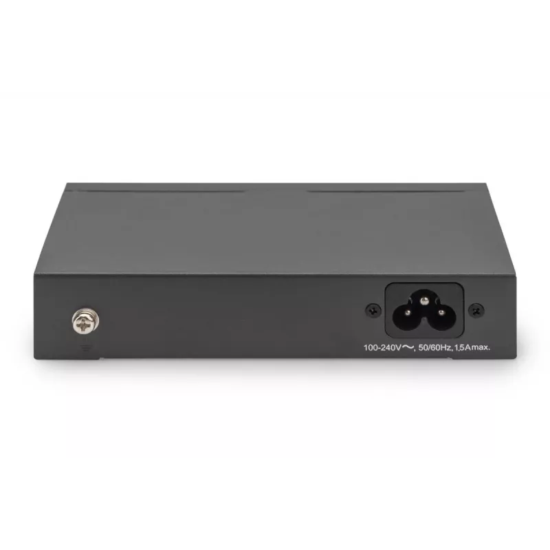 DIGITUS PoE slēdzis 4+1 porti Gigabit nekonfigurējams 4 PoE porti