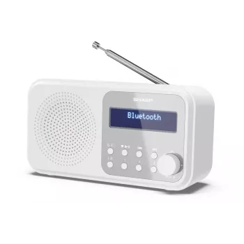 Sharp DR-P420(WH) Tokyo pārnēsājamais digitālais radio, DAB, DAB+, FM, 2 W, balts