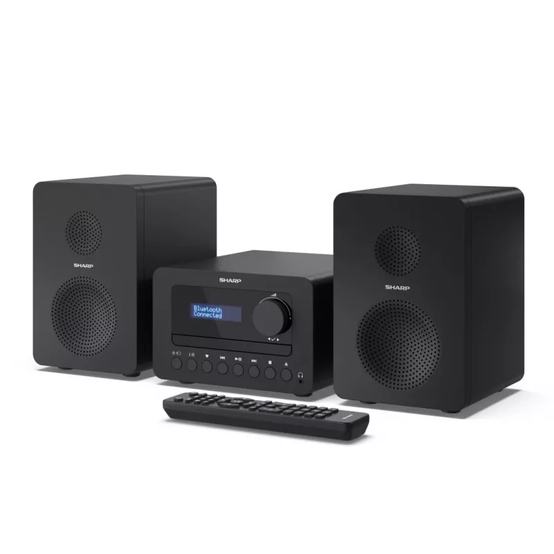 Sharp TOKYO DAB+ HI-FI Mikro Sistēma 40 W Melna