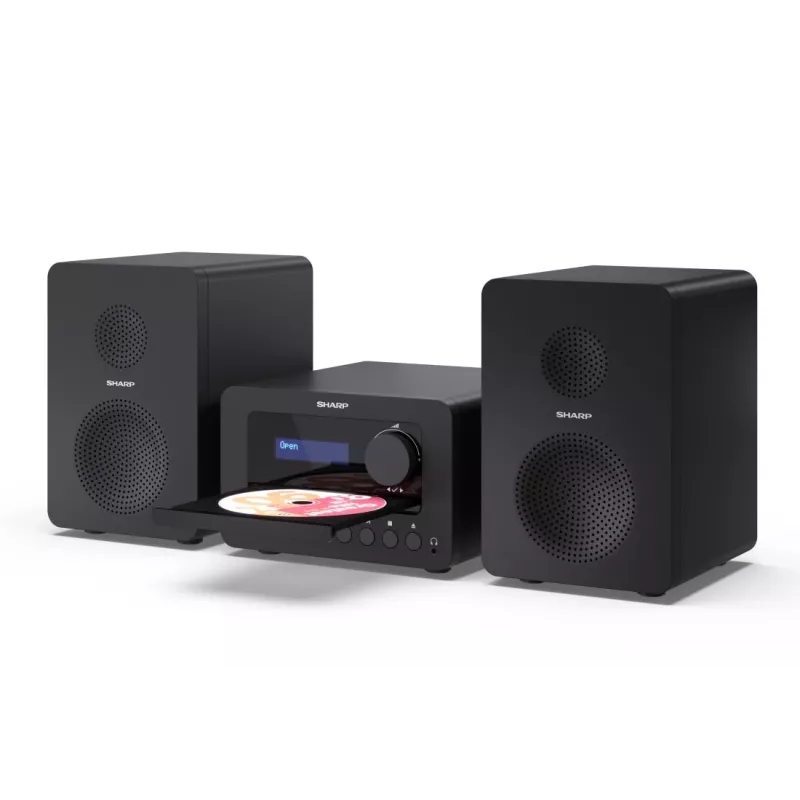 Sharp TOKYO DAB+ HI-FI Mikro Sistēma 40 W Melna