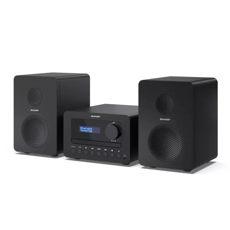 Sharp TOKYO DAB+ HI-FI Mikro Sistēma 40 W Melna