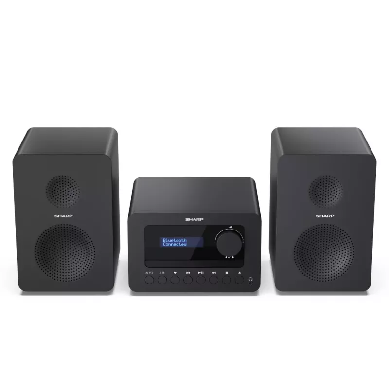Sharp TOKYO DAB+ HI-FI Mikro Sistēma 40 W Melna