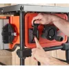 Galda ripzāģis Black & Decker BES720-QS — 1800 W, 25.4 cm asmens, 8.5 cm griešanas dziļums, brīvi stāvošs, galda pagarinājums