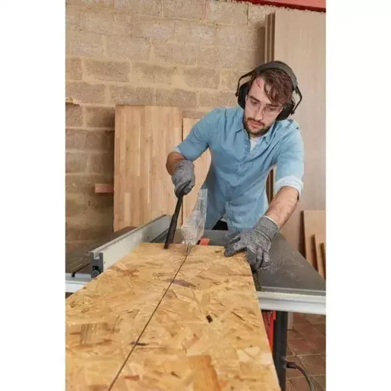 Galda ripzāģis Black & Decker BES720-QS — 1800 W, 25.4 cm asmens, 8.5 cm griešanas dziļums, brīvi stāvošs, galda pagarinājums