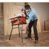 Galda ripzāģis Black & Decker BES720-QS — 1800 W, 25.4 cm asmens, 8.5 cm griešanas dziļums, brīvi stāvošs, galda pagarinājums