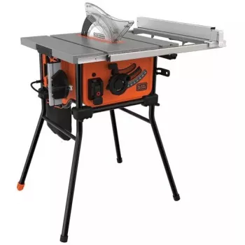 Galda ripzāģis Black & Decker BES720-QS — 1800 W, 25.4 cm asmens, 8.5 cm griešanas dziļums, brīvi stāvošs, galda pagarinājums