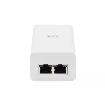 DIGITUS Gigabit Ethernet PoE+ Injector 802.3at, 30 W, mazs korpuss, balts