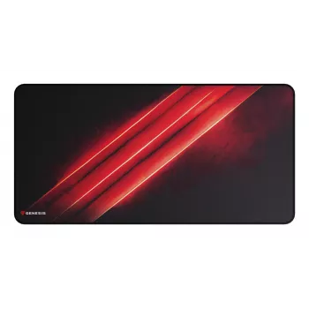 GENESIS Carbon 500 Maxi Flash G2 Gaming peles paliktnis Melns, Sarkans