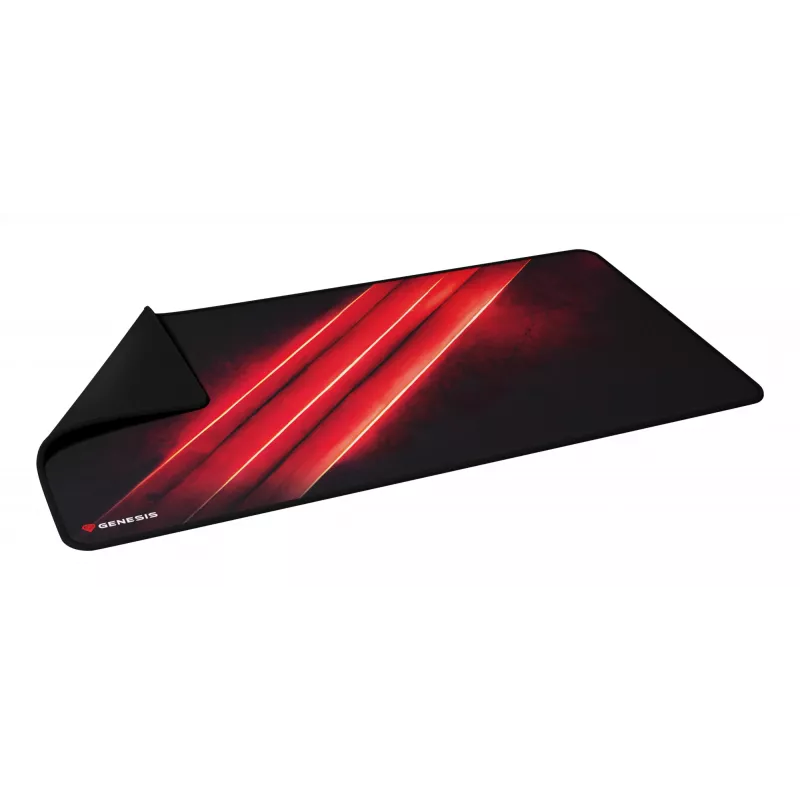 GENESIS Carbon 500 Maxi Flash G2 Gaming peles paliktnis Melns, Sarkans