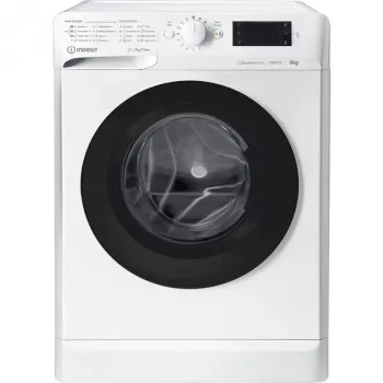 Indesit MTWSE 61294 WK EE veļas mazgājamā mašīna, priekšējā ielāde, 6 kg, 1151 RPM, balta