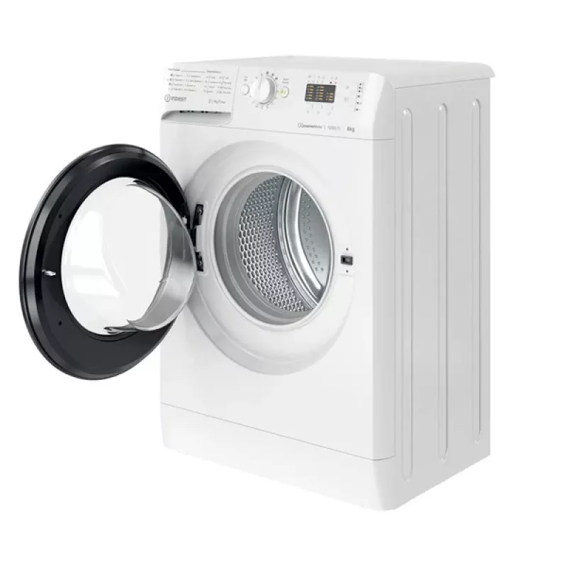 Indesit MTWSA 61294 WK EE veļas mazgājamā mašīna, priekšējā ielāde, 6 kg, 1151 RPM, balta