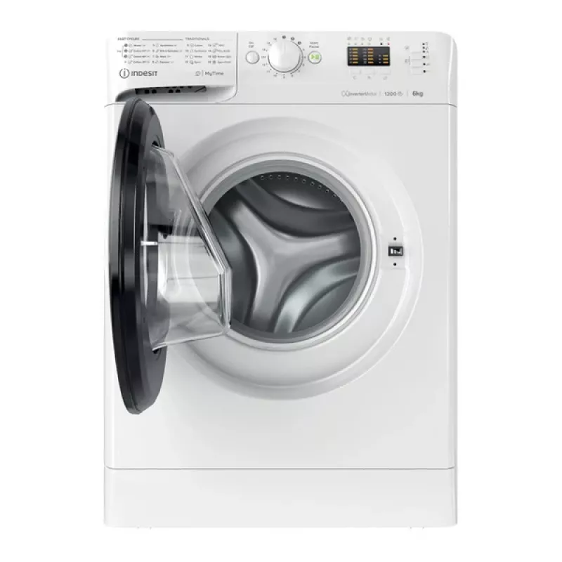 Indesit MTWSA 61294 WK EE veļas mazgājamā mašīna, priekšējā ielāde, 6 kg, 1151 RPM, balta