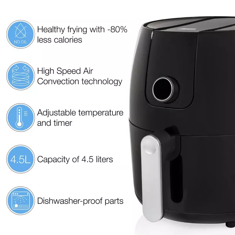 Princess Aerofryer XXL 182025 digitālā gaisa fritētāja 4.5L