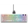 Alienware Tri-Mode AW920K spēļu tastatūra, USB + RF bezvadu + Bluetooth, balta