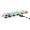 Alienware Tri-Mode AW920K spēļu tastatūra, USB + RF bezvadu + Bluetooth, balta