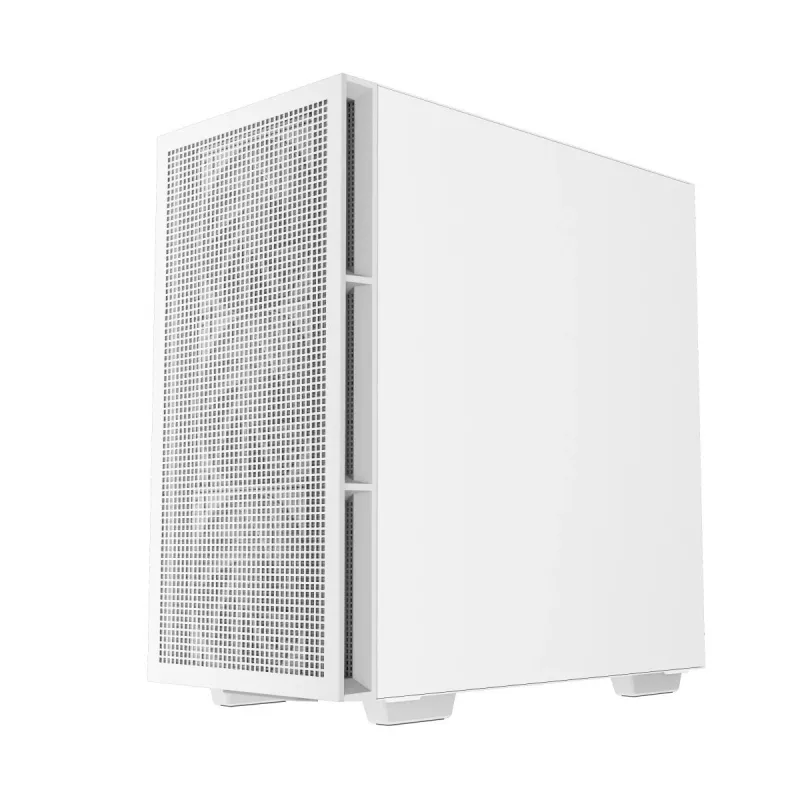 DeepCool CH560 Digital WH Mid-Tower datora kārba, E-ATX/ATX, rūdīts stikls, 3x 140 mm ARGB ventilatori, digitālais statusa displejs, USB-C, balta