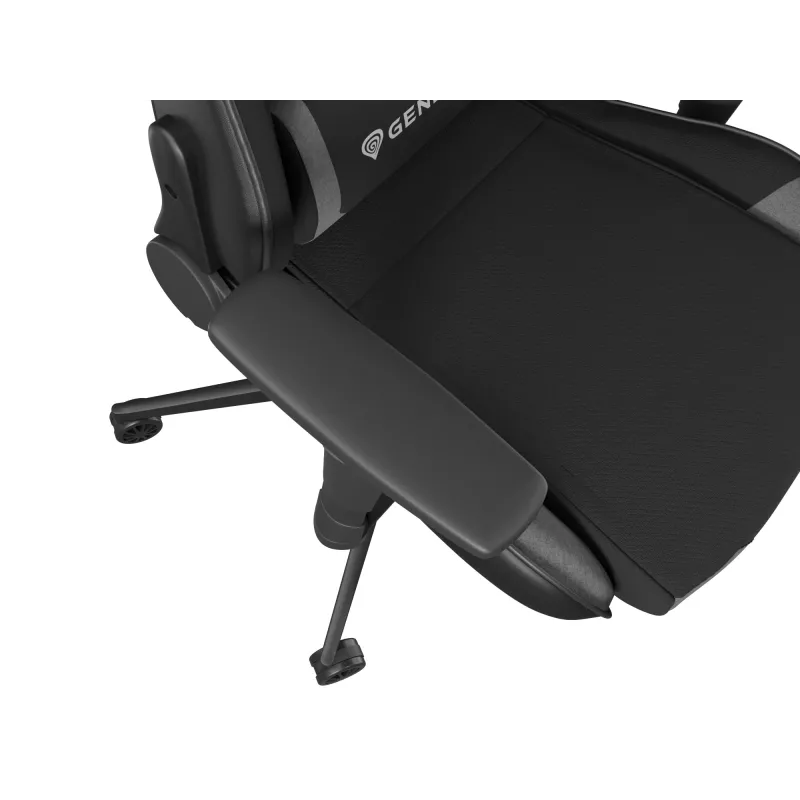 Spēļu krēsls GENESIS NITRO 440 G2 polsterēts sēdeklis Melns Pelēks Maks. svars 120 kg