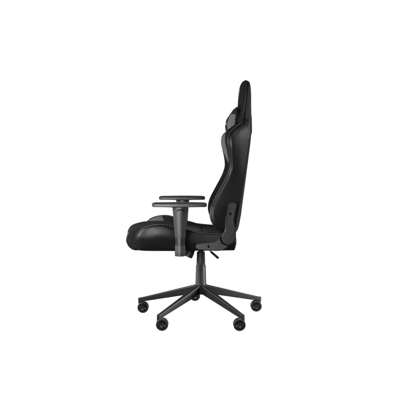 Spēļu krēsls GENESIS NITRO 440 G2 polsterēts sēdeklis Melns Pelēks Maks. svars 120 kg