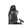 Spēļu krēsls GENESIS NITRO 440 G2 polsterēts sēdeklis Melns Pelēks Maks. svars 120 kg