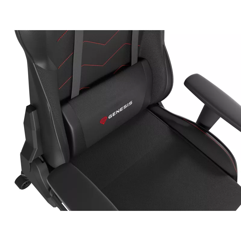 GENESIS Nitro 550 G2 universāls spēļu krēsls, polsterēts sēdeklis, melns