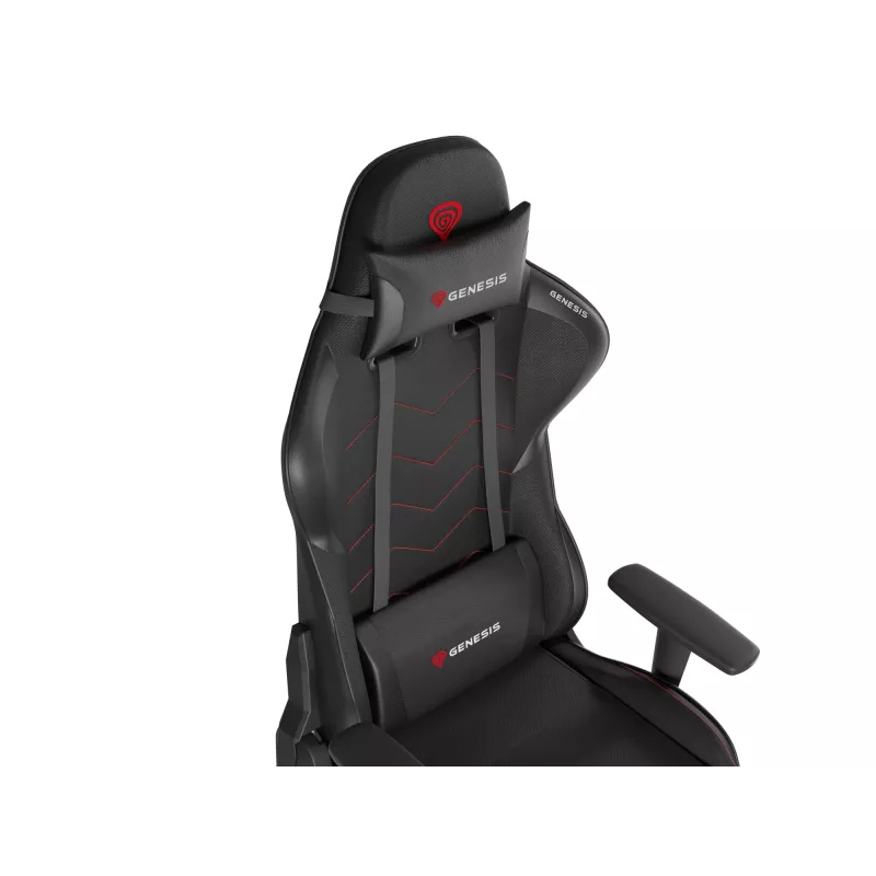 GENESIS Nitro 550 G2 universāls spēļu krēsls, polsterēts sēdeklis, melns