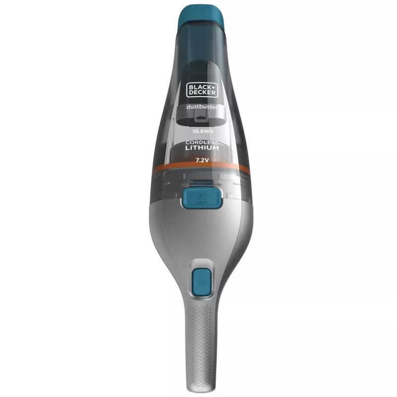 Black & Decker NVC215WA-QW DustBuster bezvadu rokas putekļsūcējs, 0,3 l putekļu tvertne, 1500 mAh litija jonu, mazgājams filtrs, zils/pelēks