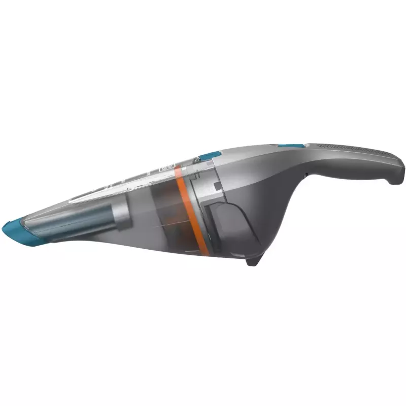 Black & Decker NVC215WA-QW DustBuster bezvadu rokas putekļsūcējs, 0,3 l putekļu tvertne, 1500 mAh litija jonu, mazgājams filtrs, zils/pelēks