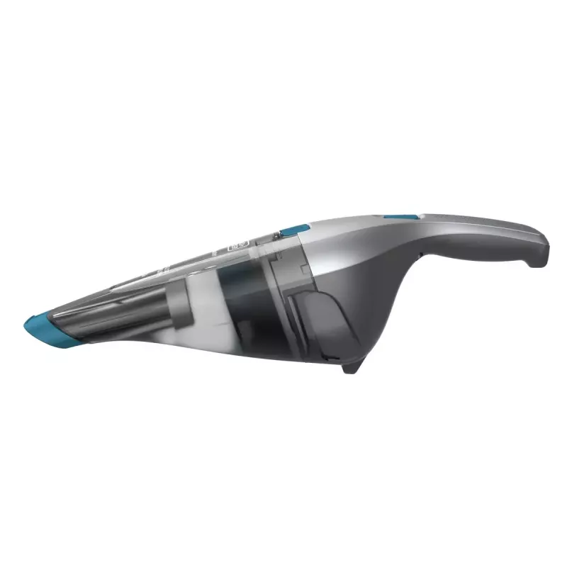 Black & Decker NVC215WA-QW DustBuster bezvadu rokas putekļsūcējs, 0,3 l putekļu tvertne, 1500 mAh litija jonu, mazgājams filtrs, zils/pelēks