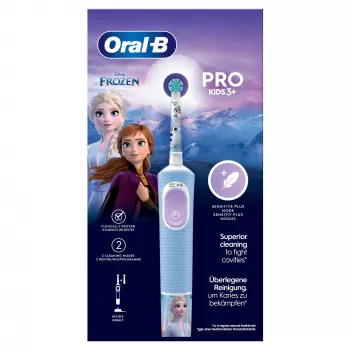 Oral-B Pro Kids bērnu rotējoši-oscilējoša zobu birste, gaiši zila