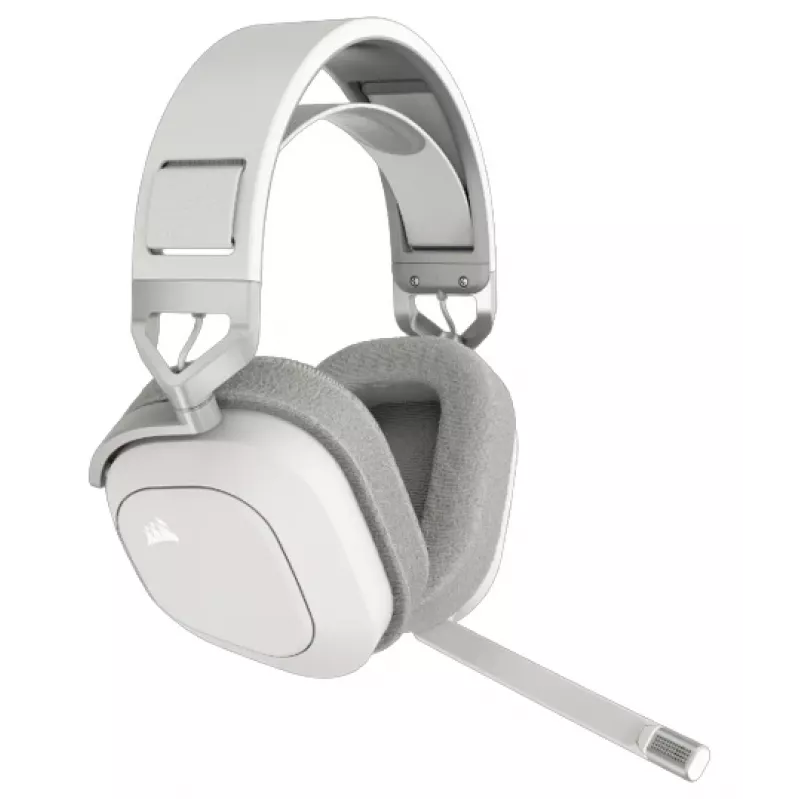 Corsair HS80 MAX bezvadu spēļu austiņas – balta