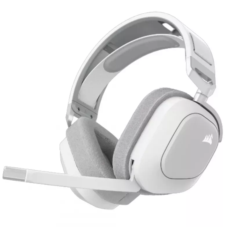 Corsair HS80 MAX bezvadu spēļu austiņas – balta