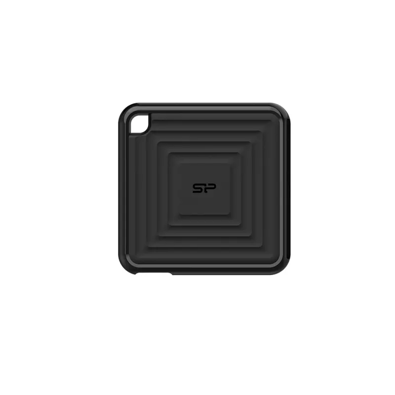 SILICON POWER PC60 2TB portatīvais SSD, USB 3.2, melns
