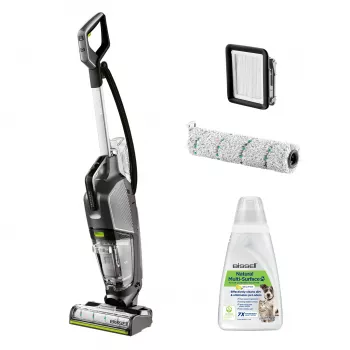 Bissell CrossWave HydroSteam PET Select vertikālais putekļsūcējs Slapjā&Sausā Bezmaiss 0 L 1100 W Pelēks