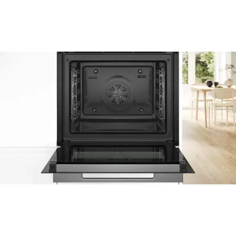 Iebūvējamā elektriskā cepeškrāsns Bosch HBG7721W1S, pirolīzes tīrīšana, balta