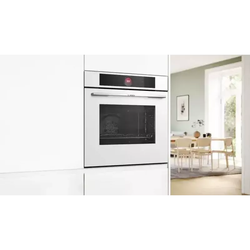 Iebūvējamā elektriskā cepeškrāsns Bosch HBG7721W1S, pirolīzes tīrīšana, balta