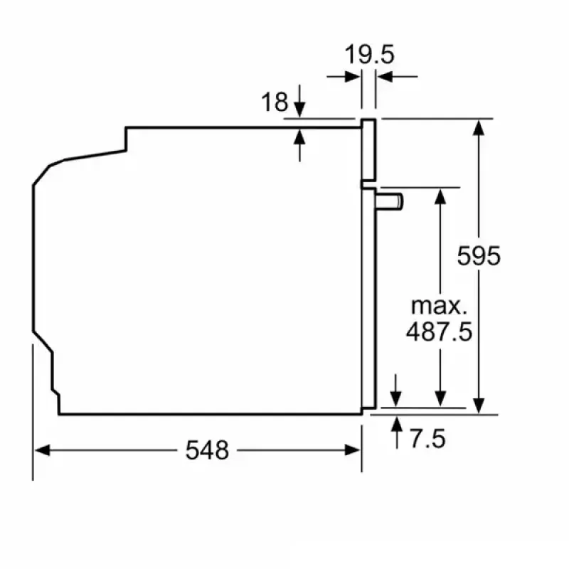 Iebūvējamā elektriskā cepeškrāsns Bosch HBG7721W1S, pirolīzes tīrīšana, balta