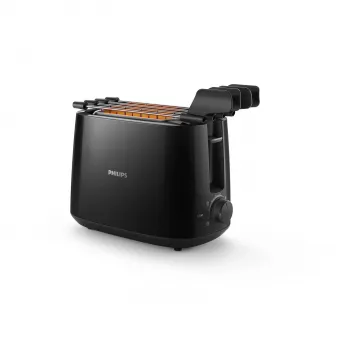 Philips Daily Collection HD2583/90 tosteris 8 šķēles 600 W Melns