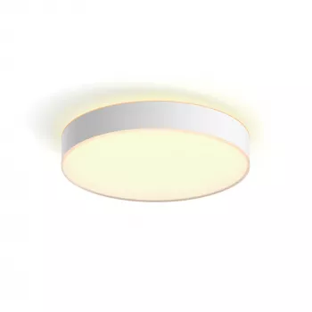 Philips Hue White ambience Enrave lielā griestu lampa, viedā griestu lampa, Bluetooth, Balta, LED, Metāls, Nenomaināmas spuldzes
