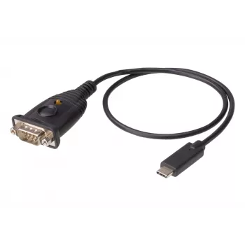 ATEN UC232C USB-C uz RS-232 pārveidotājs, 0.45 m, melns