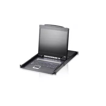 ATEN CL1308N-ATA-AU konsoles skapis 48.3 cm (19 collas) Melns 1U
