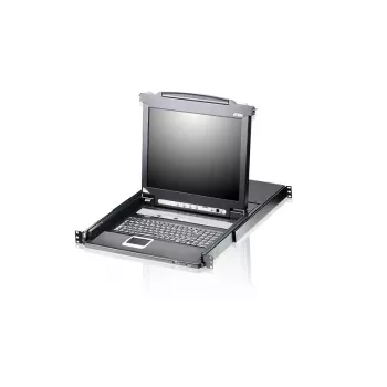ATEN CL5708 8-Port 17 inch LCD KVM Slēdzis (USB - PS/2 VGA) ar USB Perifērijas Portu